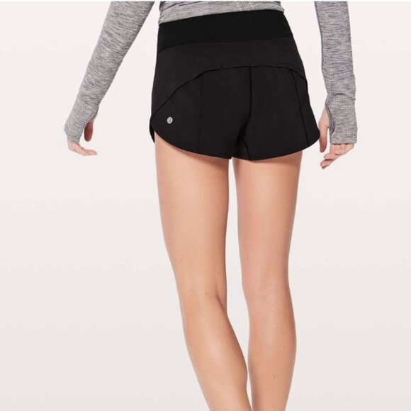 Lululemon Speed Up Lined Shorts Black Sz 4 Women's Fan Favorite - Picture 10 of 16